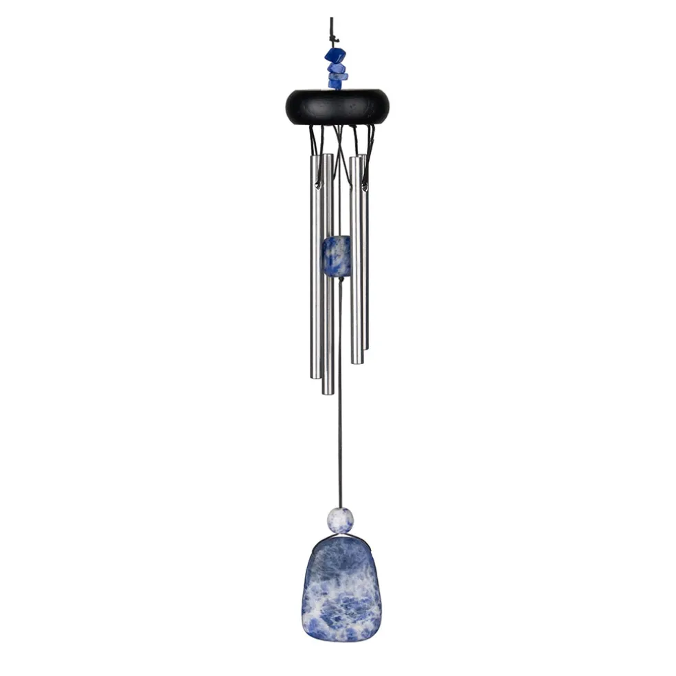 Carillon à vent lapis-lazuli h29cm