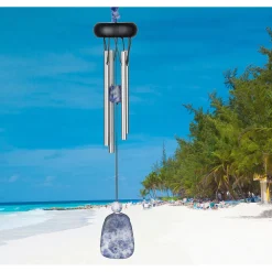 Carillon à vent lapis-lazuli h29cm