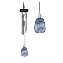 Carillon à vent lapis-lazuli h29cm