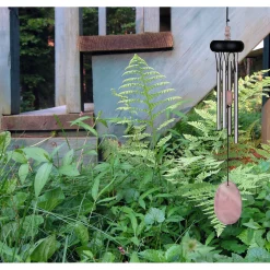 Carillon à vent quartz rose h29cm