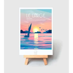 Carte le large 10x14.8cm