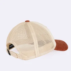 Casquette brique et écru taille unique