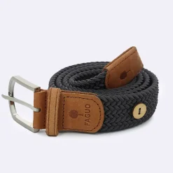 Ceinture tressée gris taille unique