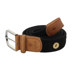 Ceinture tressée noir taille unique