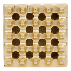 Cendrier en aluminium doré d13cm - Riva