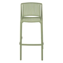 Chaise de bar d'extérieur kaki h100cm - Lumi