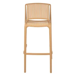 Chaise de bar d'extérieur beige - Lumi