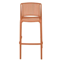 Chaise de bar d'extérieur terracotta h100cm - Lumi