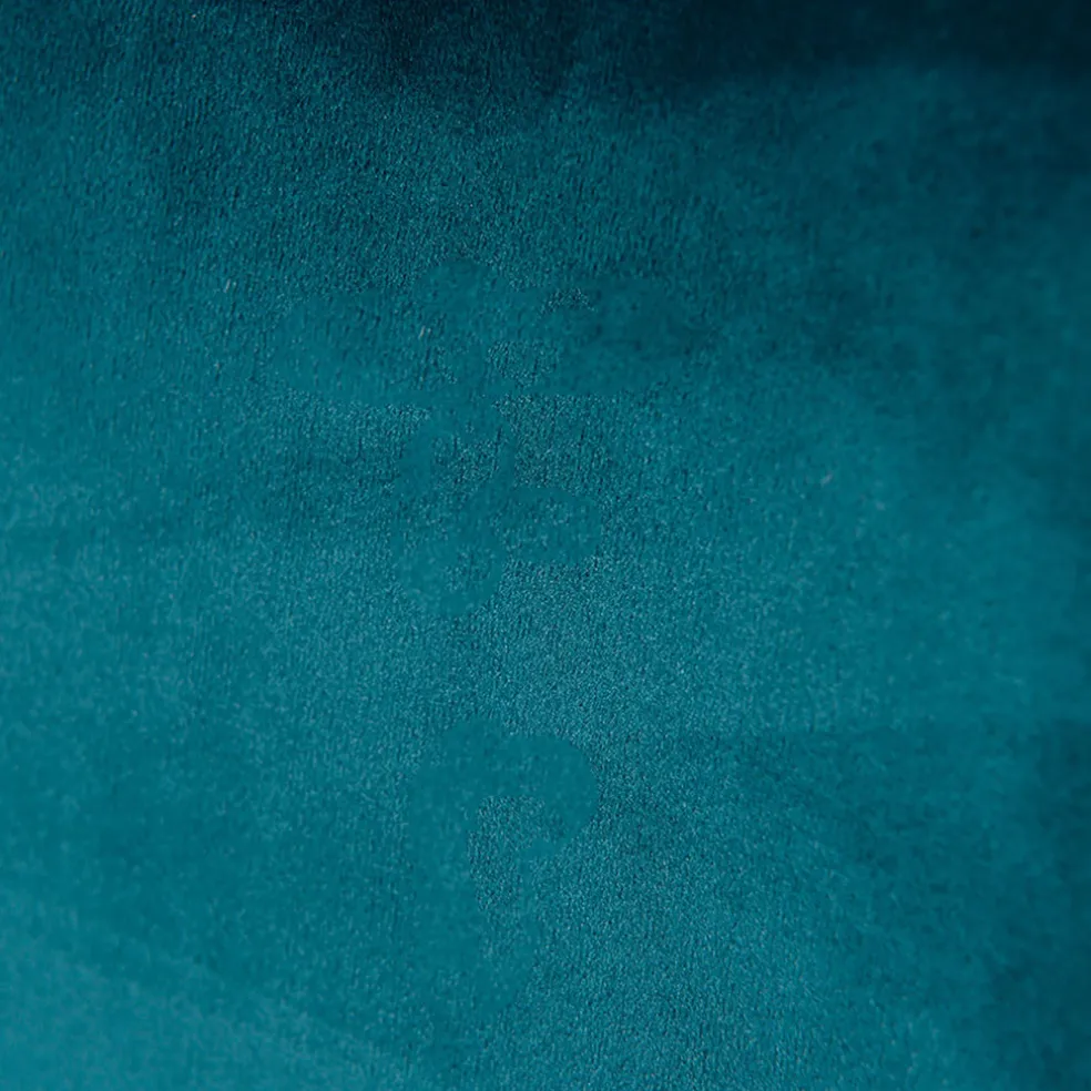 Chaise de bar en velour bleu h75cm - Ben