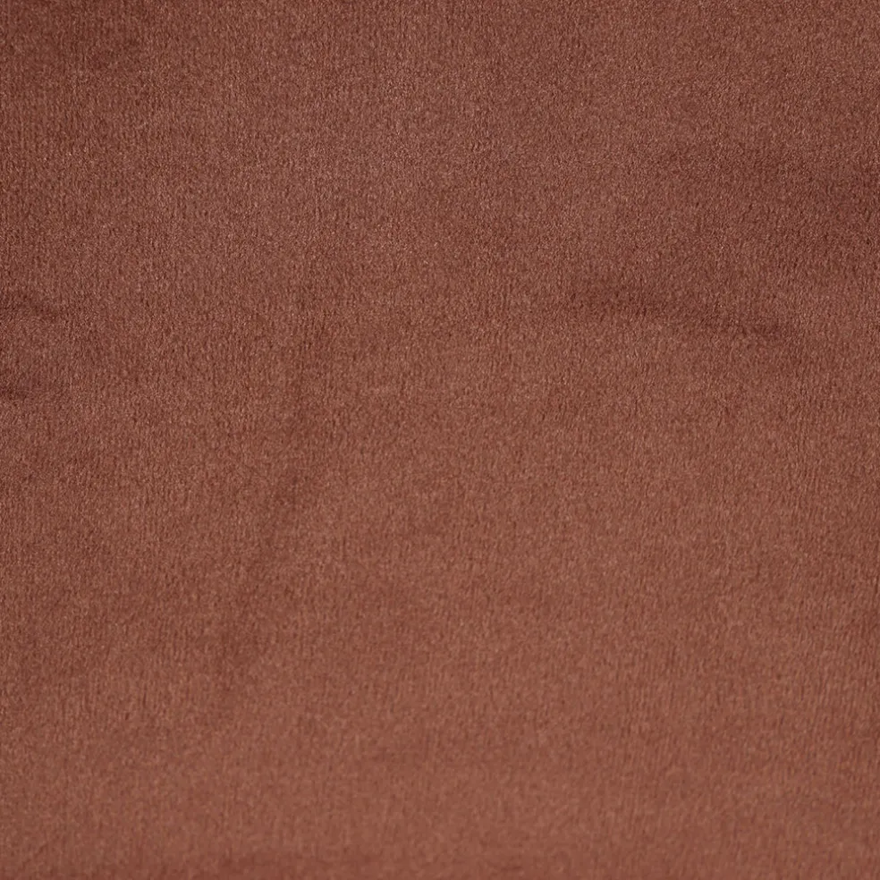 Chaise de bar en velours marron h67cm - Ben