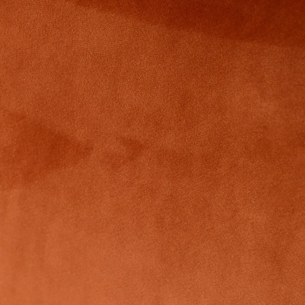 Chaise de salle à manger en velours cognac - Ben