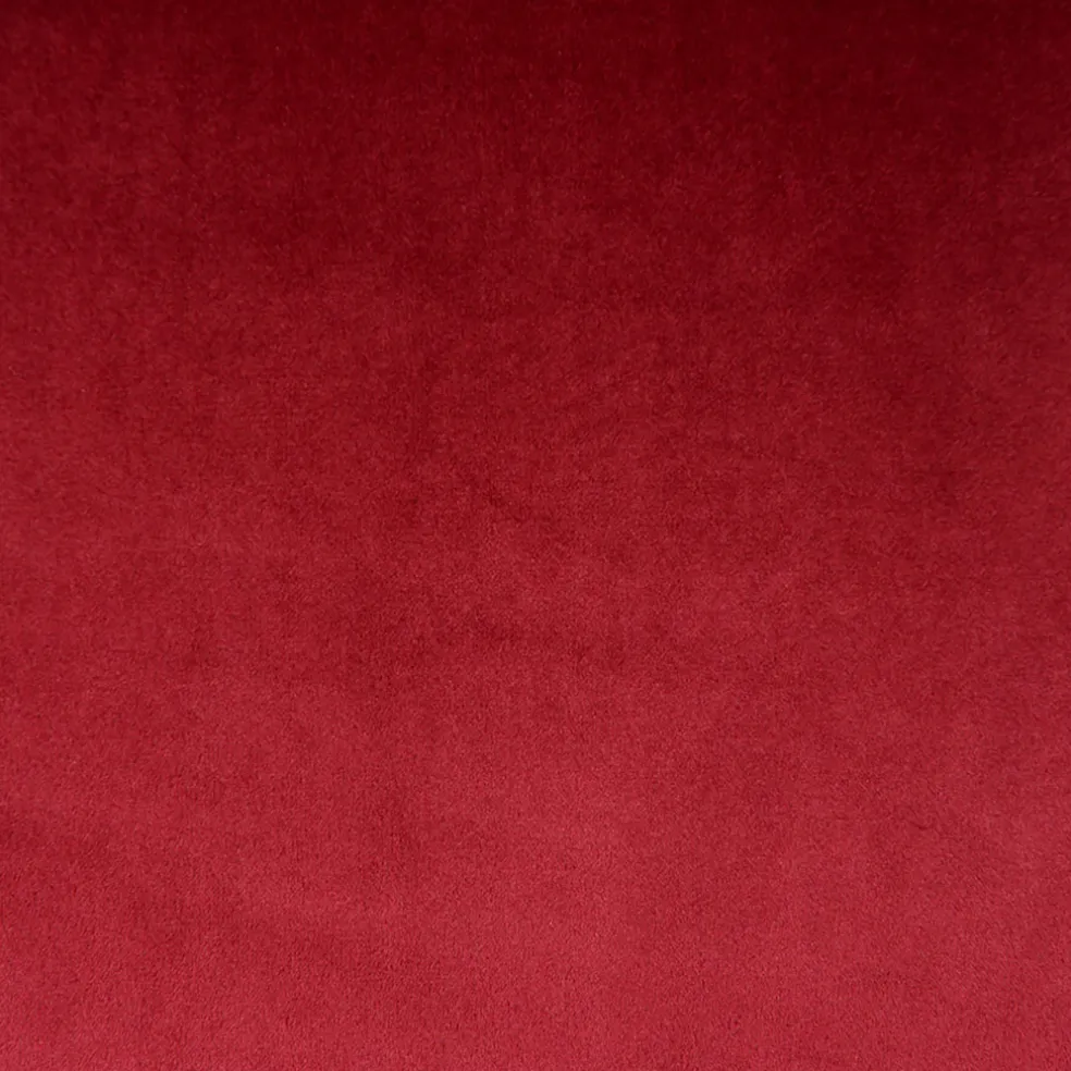 Chaise salle à manger en velours rouge - Ben