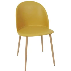 Chaise salle à manger scandinave moutarde - Bergen