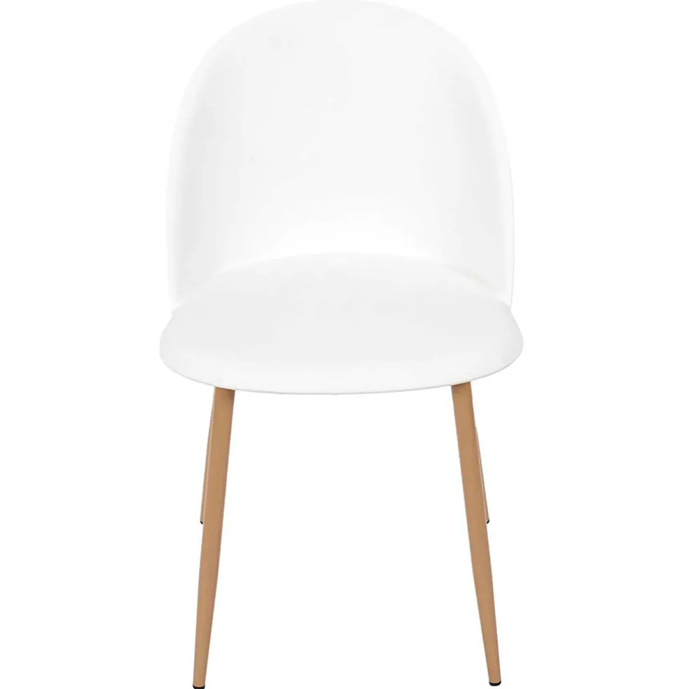 Chaise salle à manger scandinave blanc - Bergen