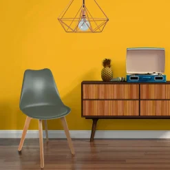 Chaise salle à manger scandinave kaki - Samantha