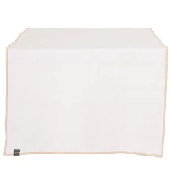 Chemin de table en lin et coton blanc 48x160cm - Calvi II