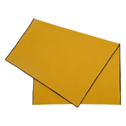 Chemin table corino cumin 160x50cm coton lavé 170g/m2