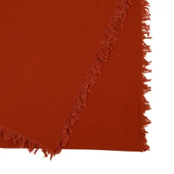 Chemin Table Nalia terracotta 160X50cm en coton