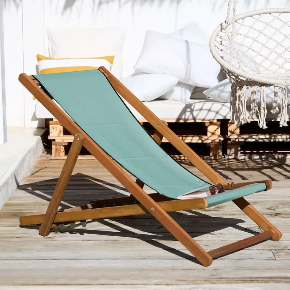 Chilienne en tissu jade 52x118cm - Bimini