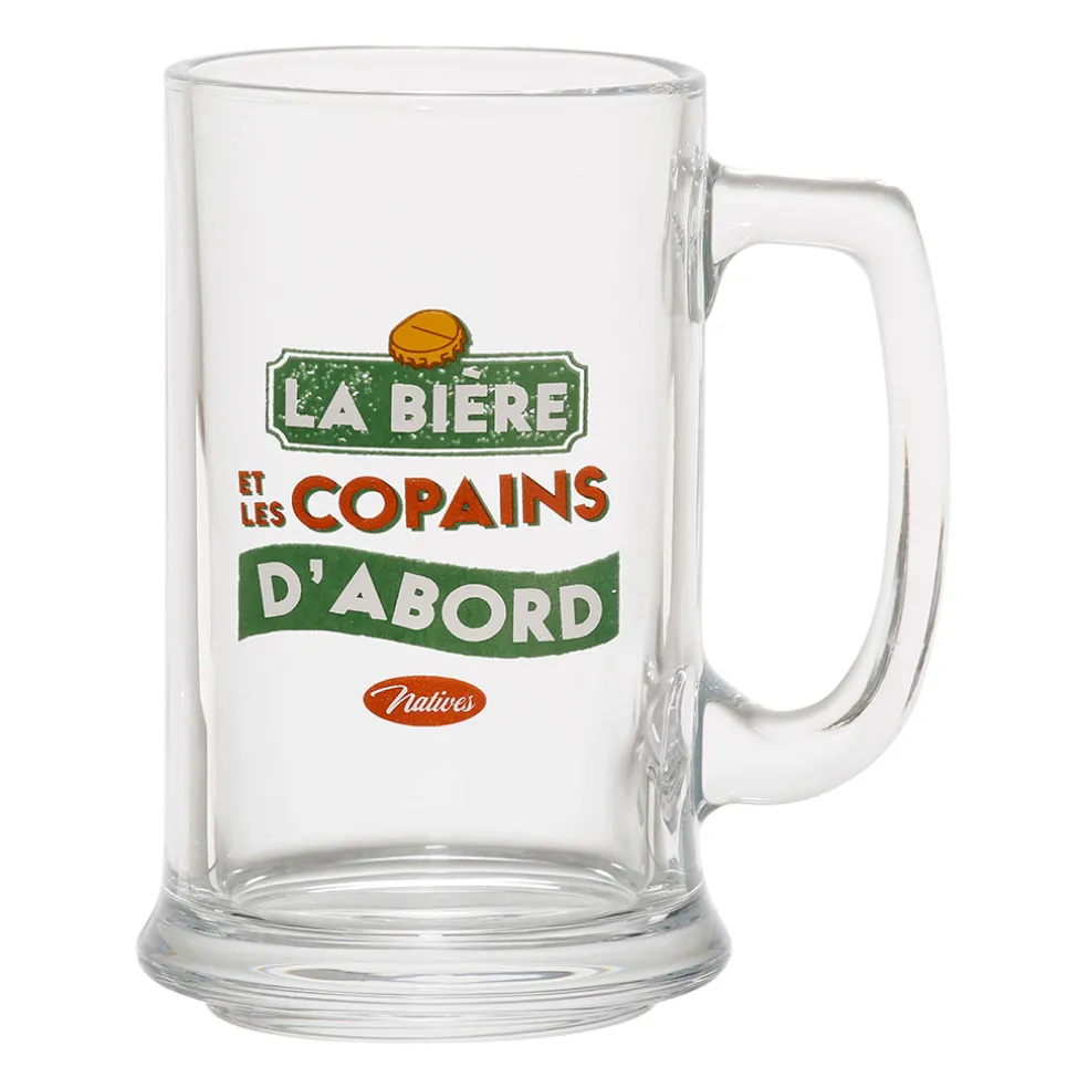 Chope vert et rouge 40cl - Copains D'Abord