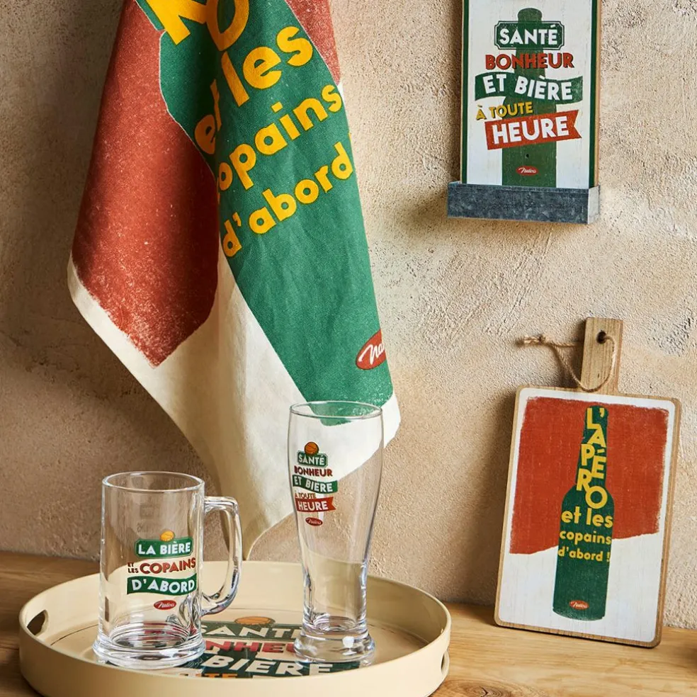Chope vert et rouge 40cl - Copains D'Abord