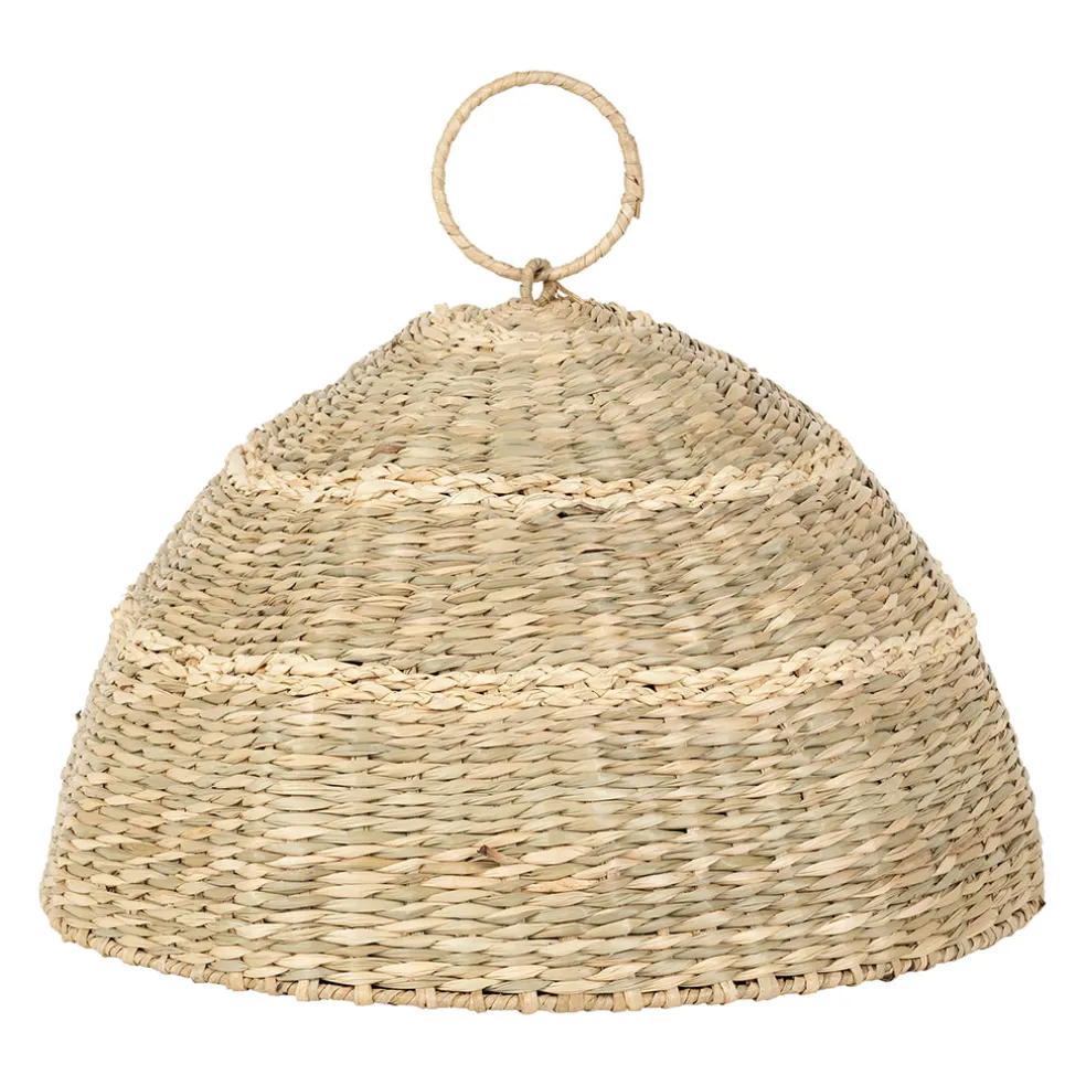 Cloche en jonc de mer naturel d35cm - Recif