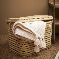 Coffre en feuille de palmier naturel - Beezz