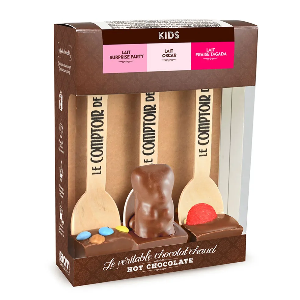 Coffret 3 hot chocolate kid's 3x30g