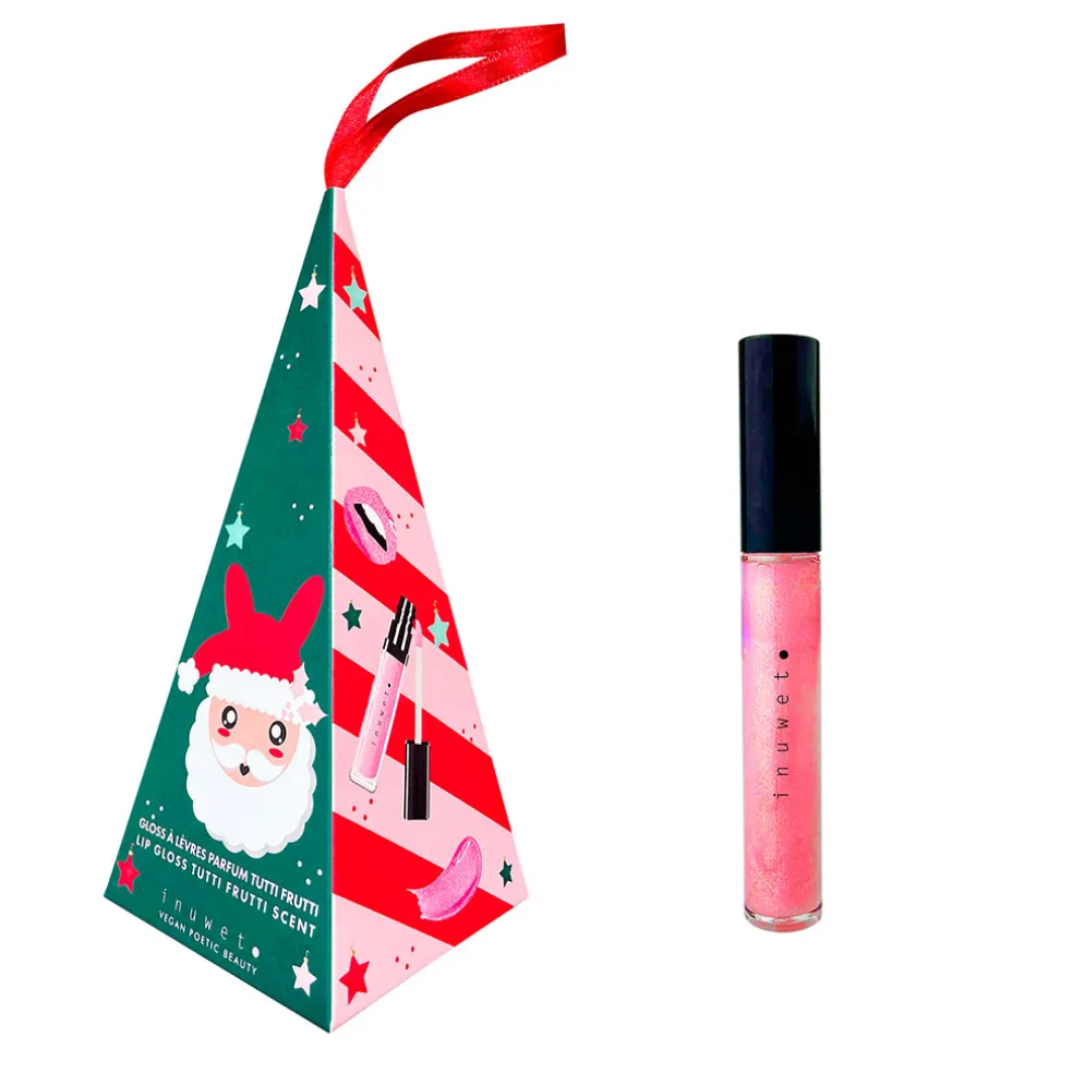 Coffret cône Santa - Gloss lèvres cannelle