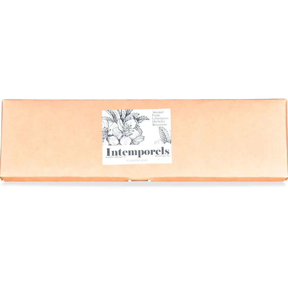 Coffret de 5 bougies - Intemporels