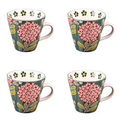 Coffret de 6 tasses multicolores 17cl - Cottage