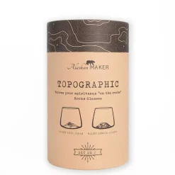 Coffret de 2 verres Denali et Fuji - Topographic