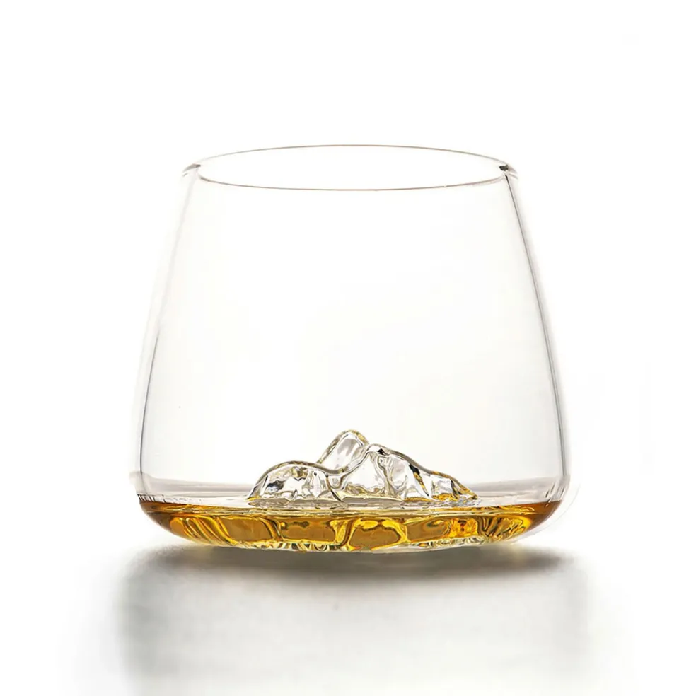 Coffret de 2 verres Mont Blanc et Everest - Topographic