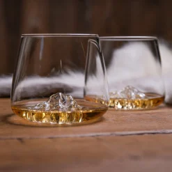 Coffret de 2 verres Mont Blanc et Everest - Topographic