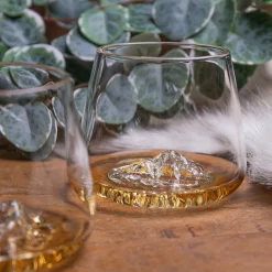 Coffret de 2 verres Mont Blanc et Everest - Topographic