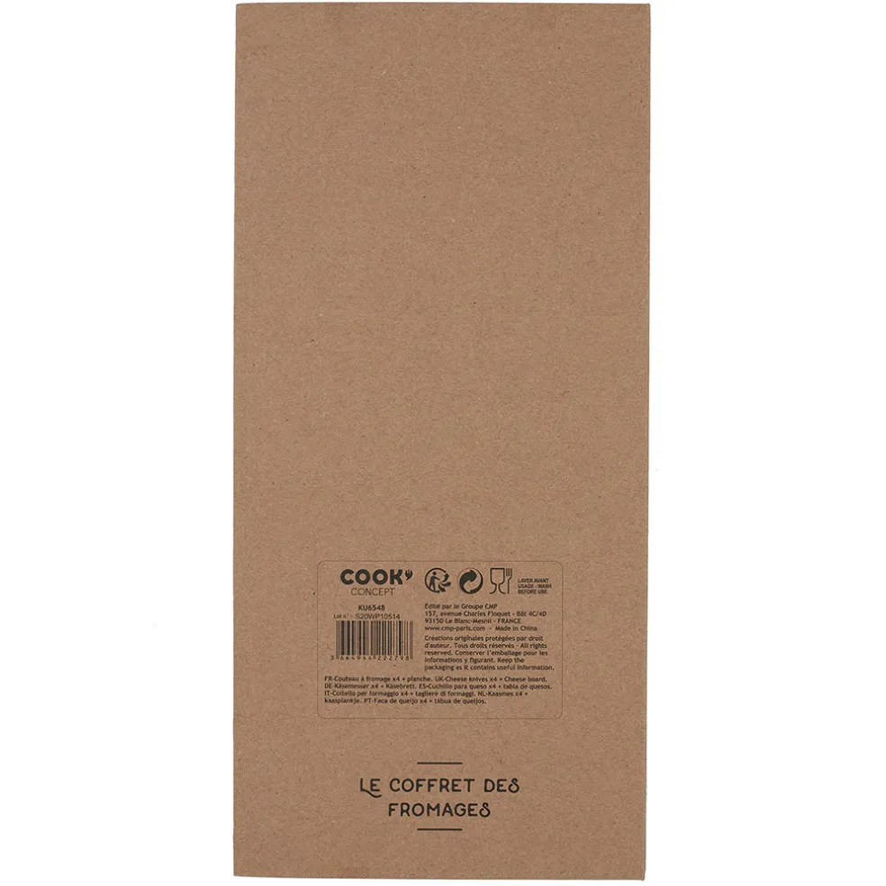 Coffret fromage couteau et planche