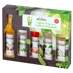 Coffret Monin mini cocktails - 5 mignonnettes de 5cl
