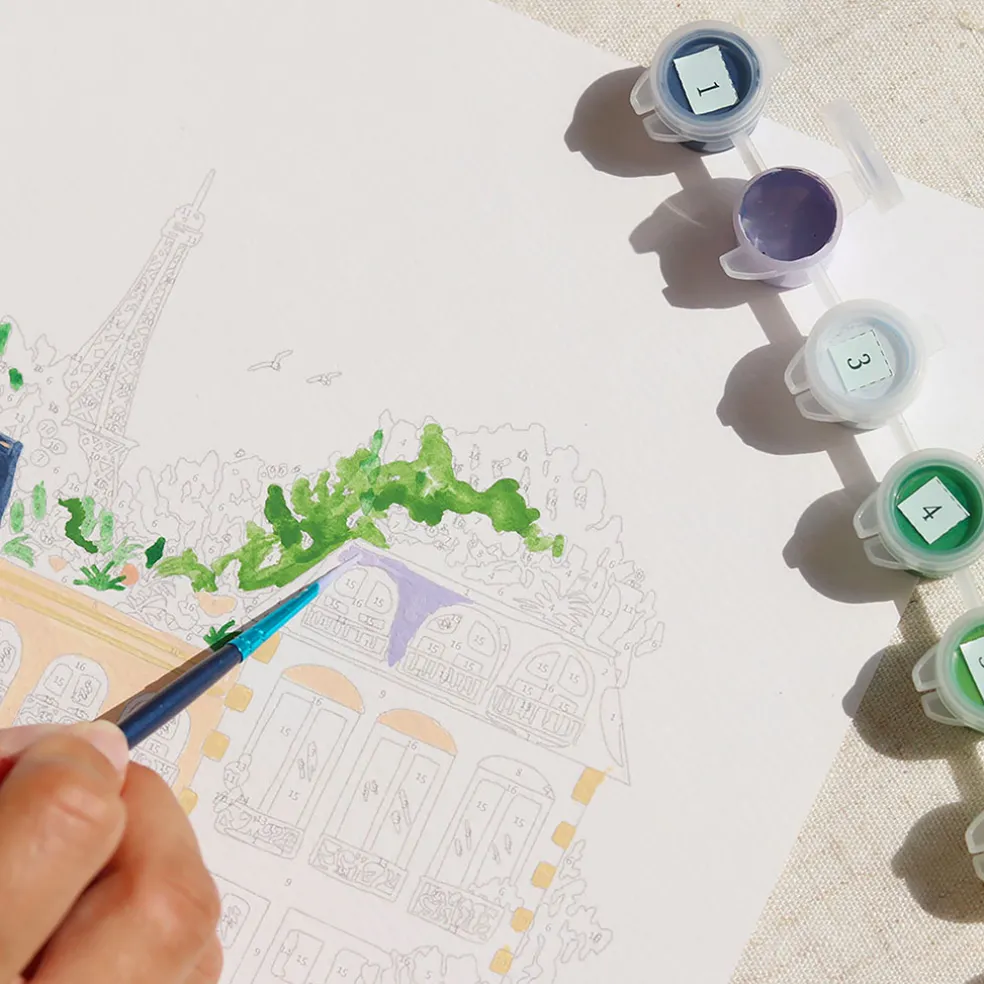 Coffret peinture au numéro - paris