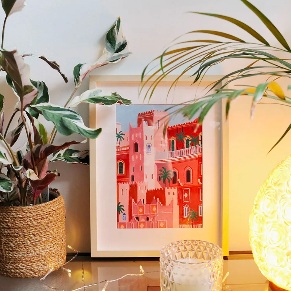 Coffret peinture au numéro Sunset in morocco