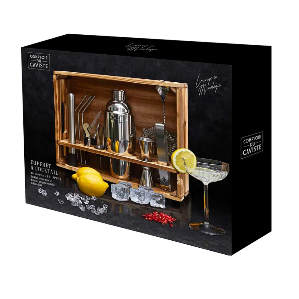 Coffret pour cocktail 15 accessoires