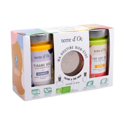 Coffret thé detox et tisane avec filtre