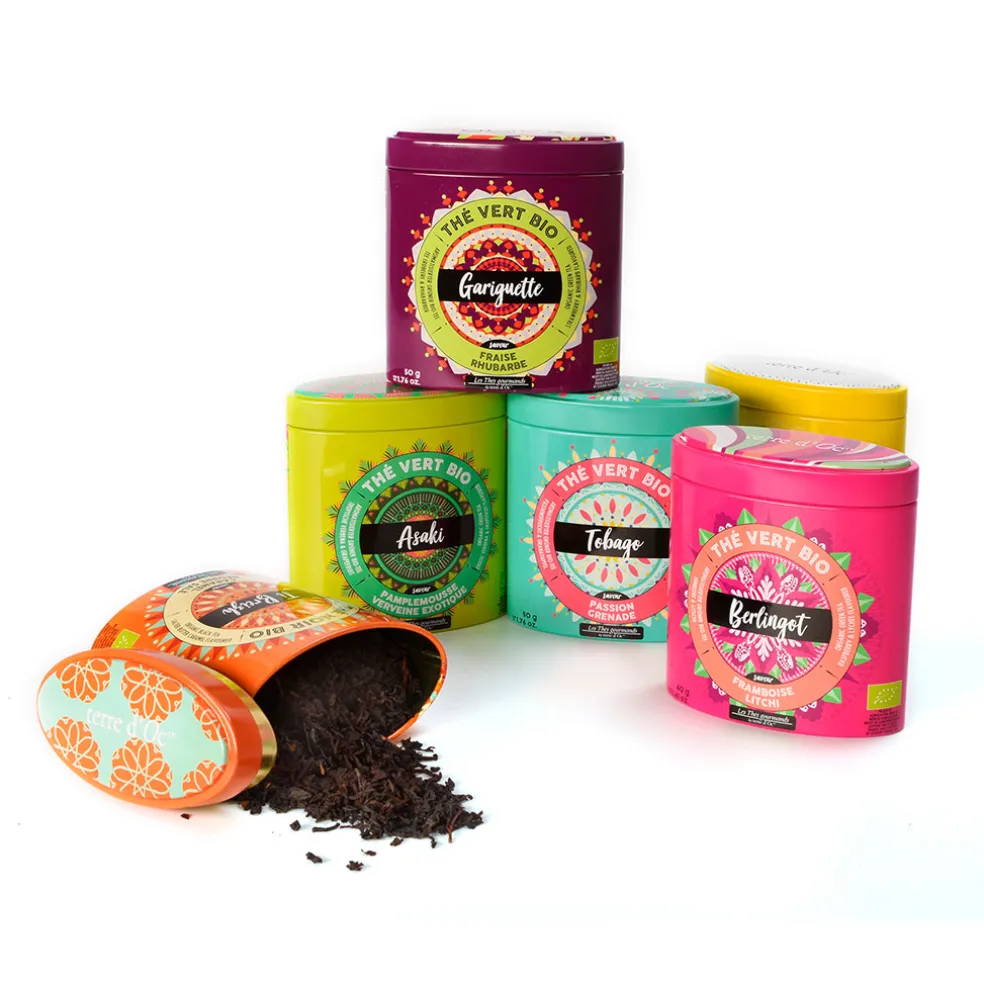 Coffret thés gourmands 6x50g