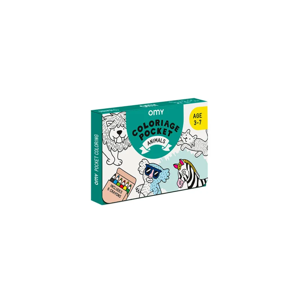 Coloriage pocket 52x58cm - animals