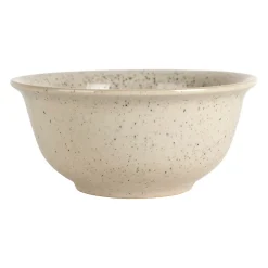 Compotier en grès blanc moucheté 1.3L - Jeanne