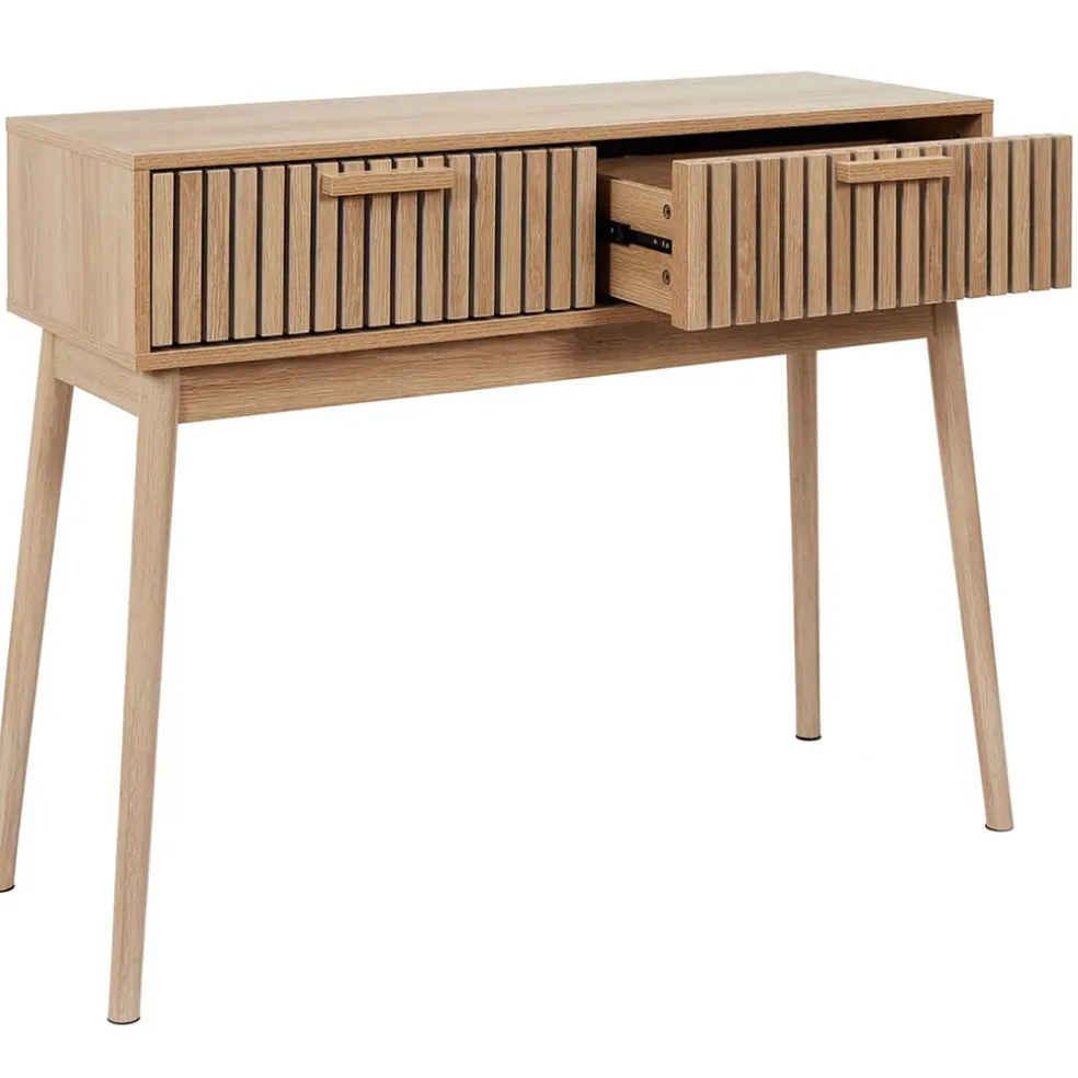 Console en pin naturel - Kara