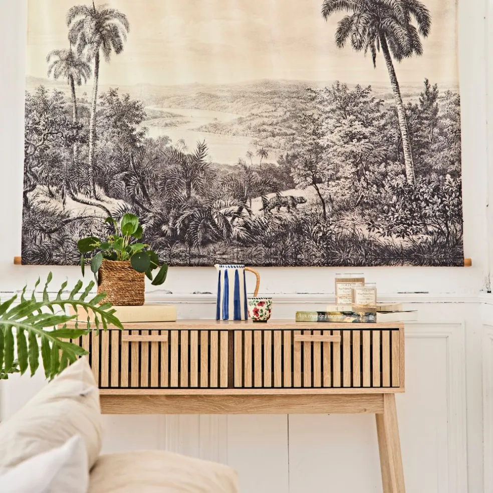 Console en pin naturel - Kara