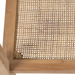 Console naturel foncé 120x36xh80cm en bois de sapin - Firmin