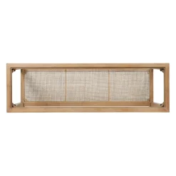 Console naturel foncé 120x36xh80cm en bois de sapin - Firmin