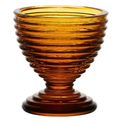 Coquetier en verre ambre - Alphe