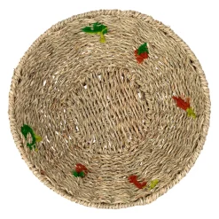 Corbeille en jonc de mer naturel d28cm - P'tit Légume